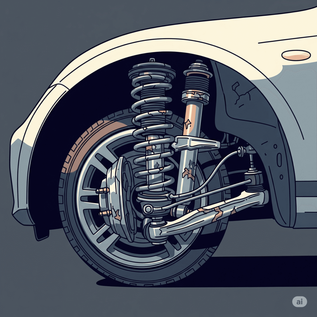 Worn or Damaged Suspension Components