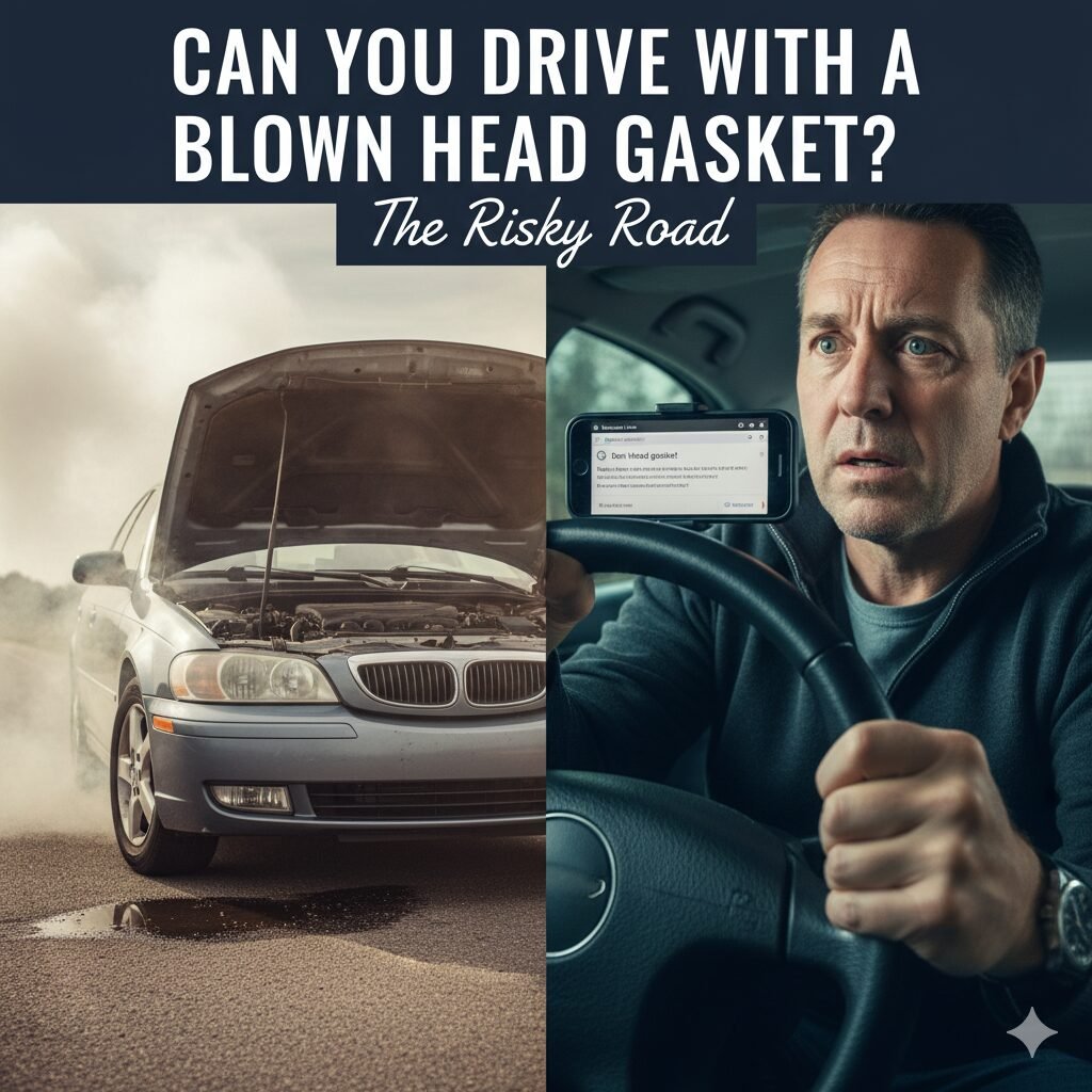 Can you drive with a blown head gasket