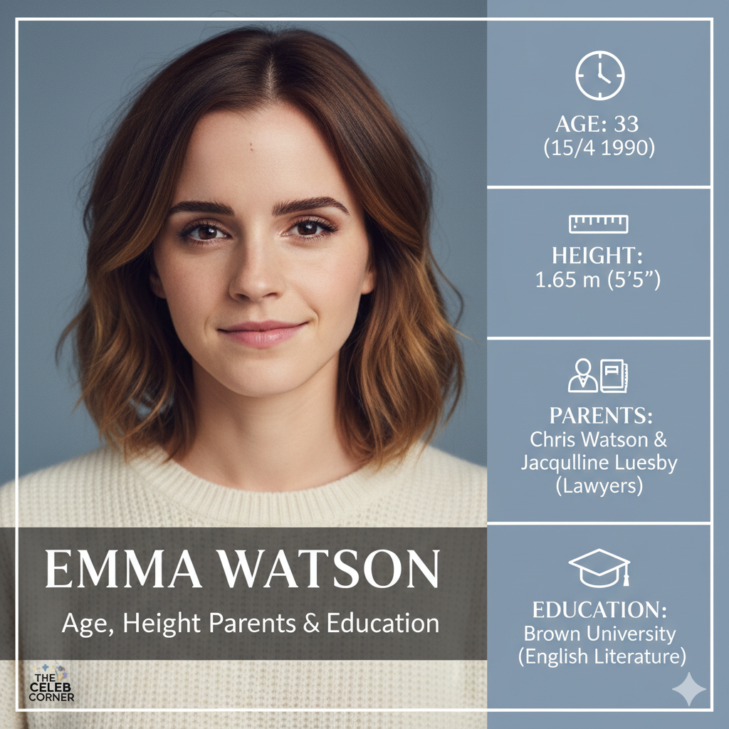 Emma Watson Age, Height, Parents Education