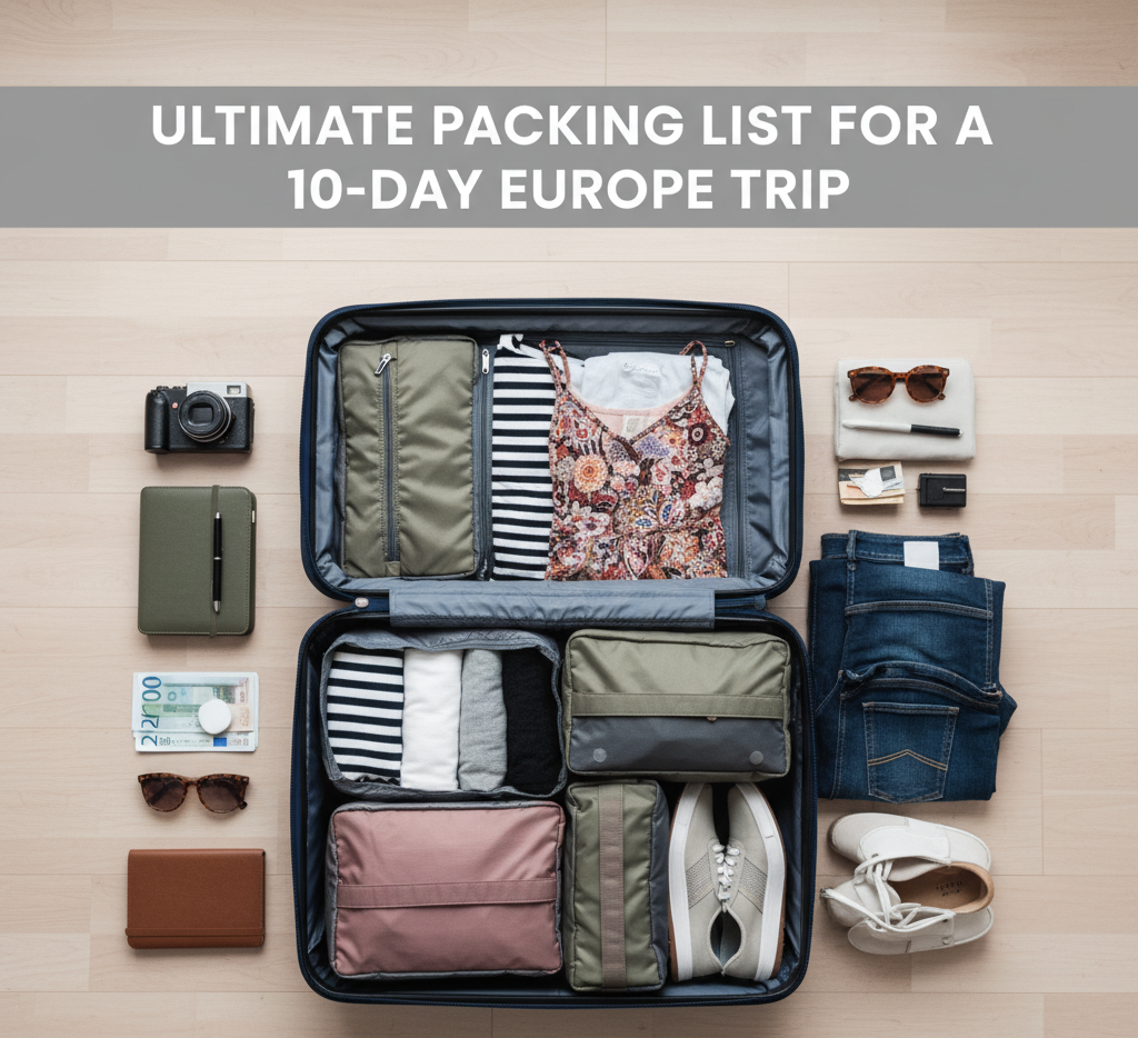 Packing List for a 10-Day Europe Trip