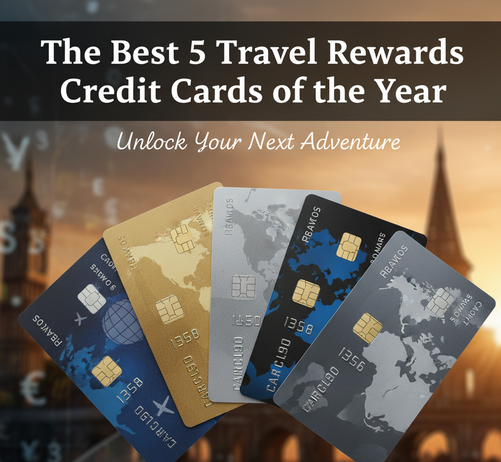 The Best 5 Travel Rewards Credit Cards of the Year