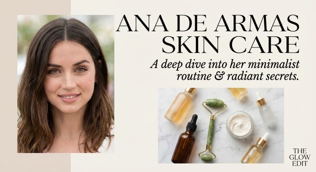 ana de armas skin care