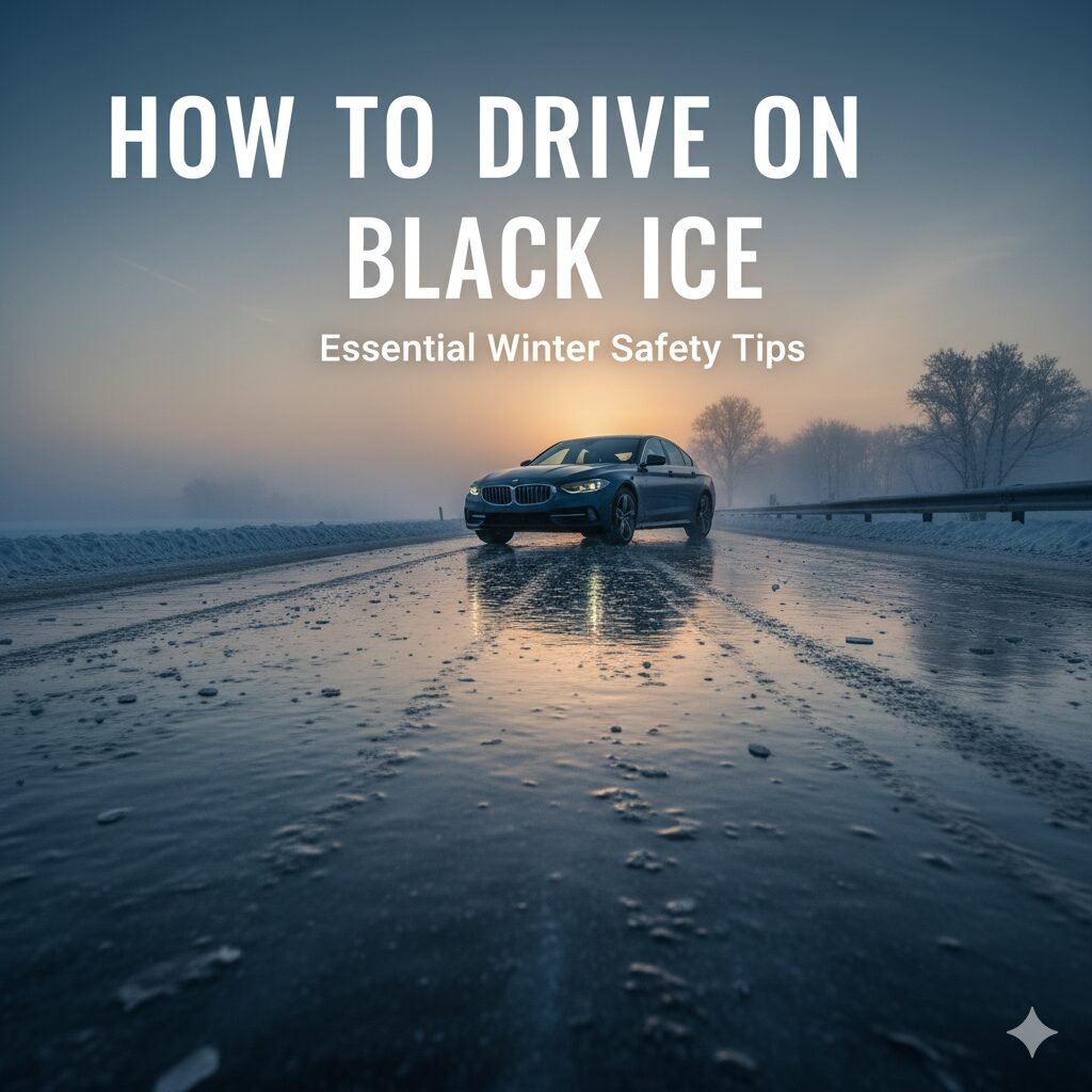 how to drive on black ice