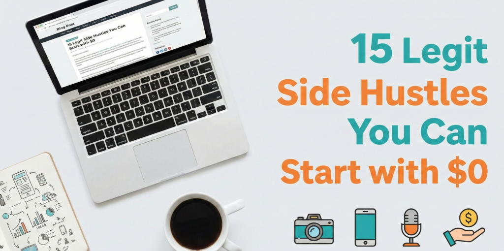 Legit Side Hustles You Can Start with $0