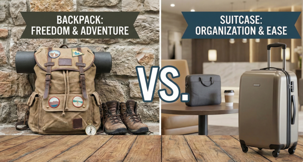 backpack vs suitcase