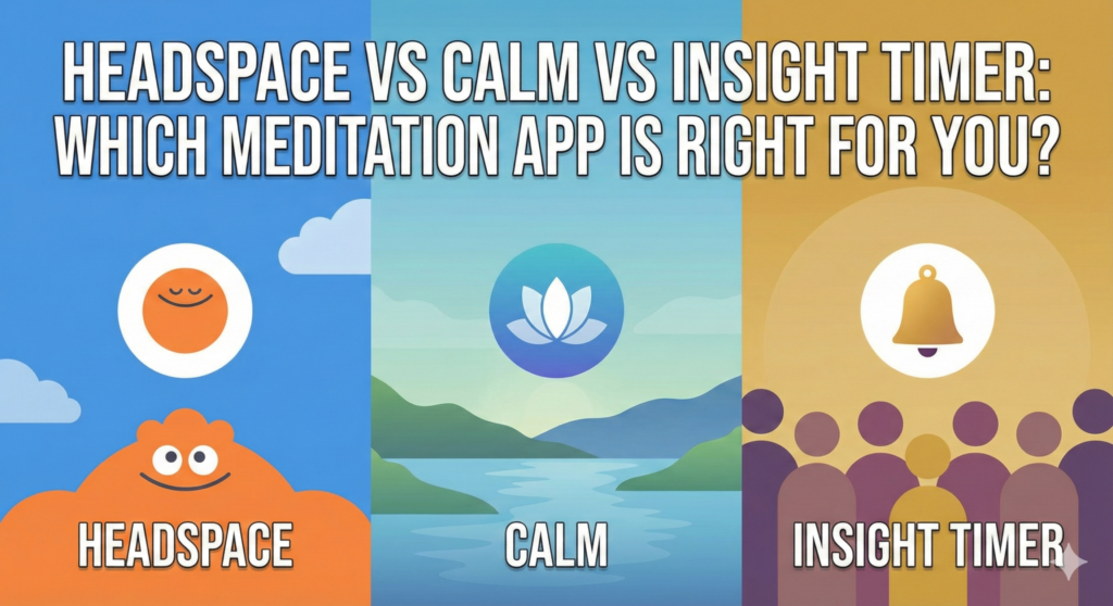 headspace vs calm vs insight timer