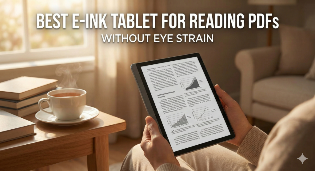 Best e-ink tablet for reading PDFs without eye strain