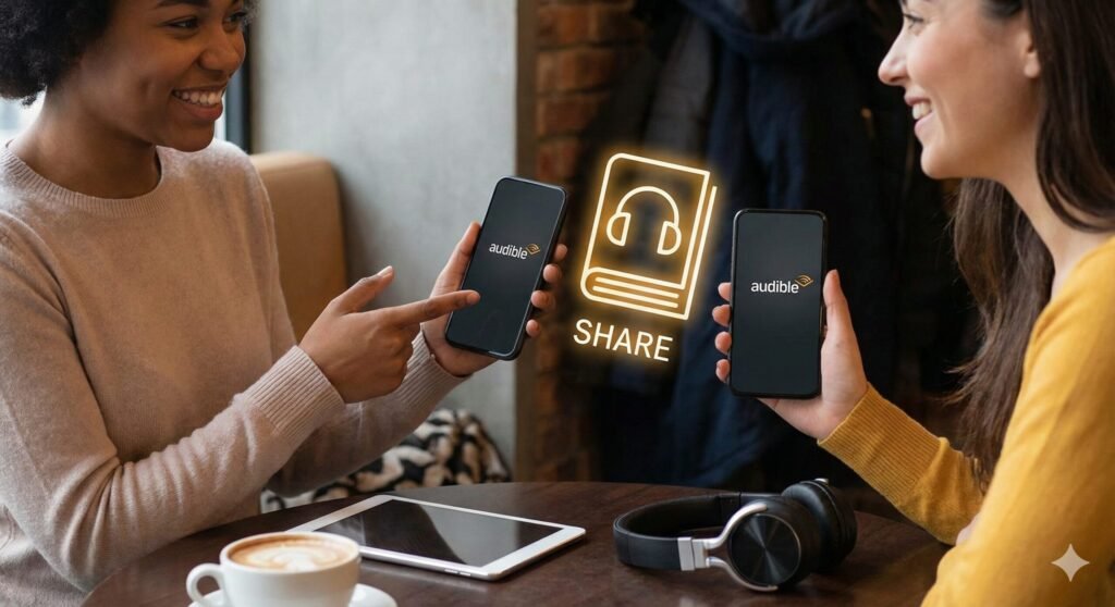 can you share audible books