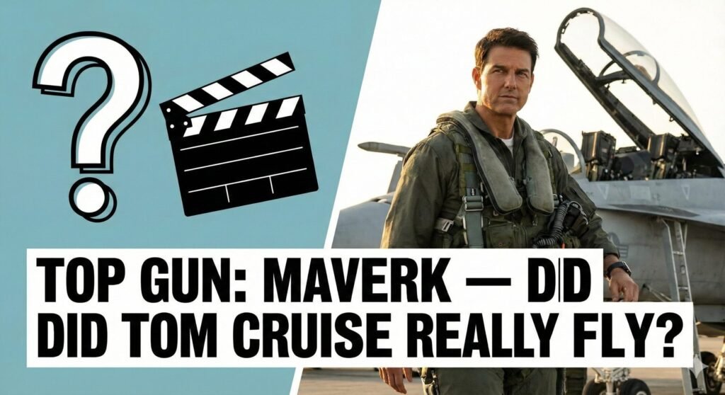 did tom cruise fly in top gun: maverick