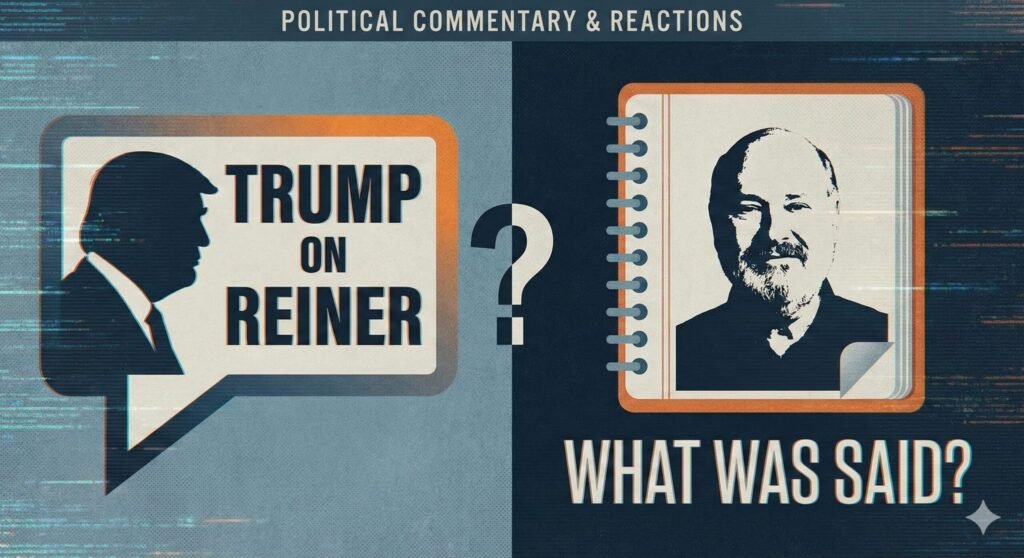 what did trump say about reiner