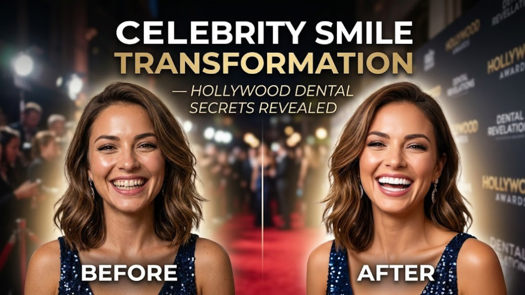 Celebrity smile transformation — Hollywood dental secrets revealed