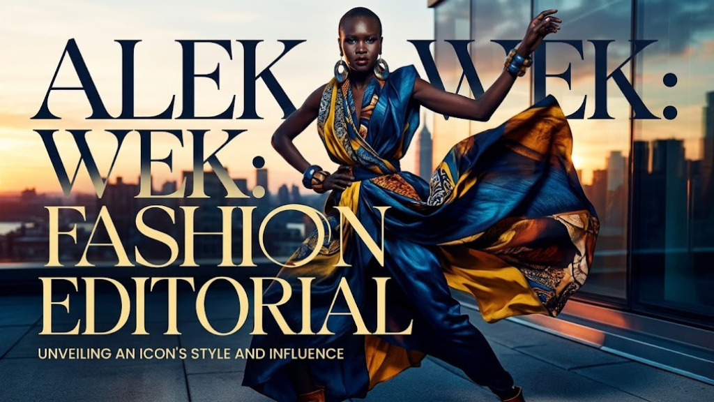 Alek Wek Fashion Editorial