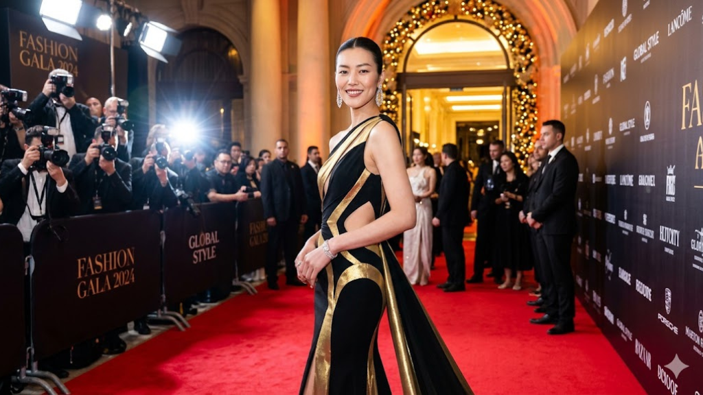 Liu Wen at a fashion event, 2016