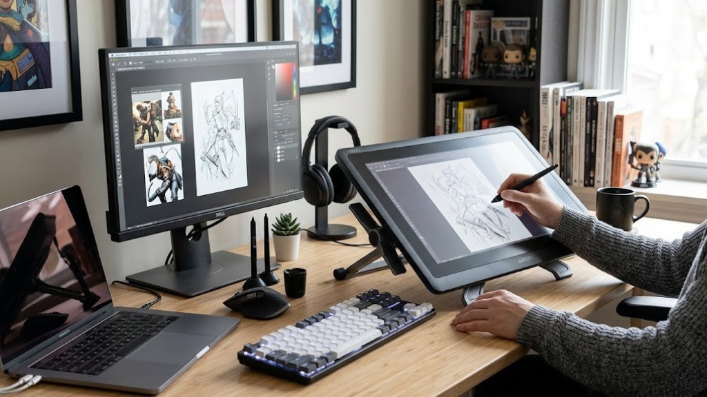 Professional Drawing Tablet Setup